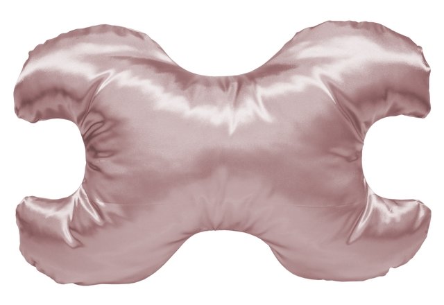 Le Grand Pillow Satin Dusty Rose with removable case - SaveMyFace