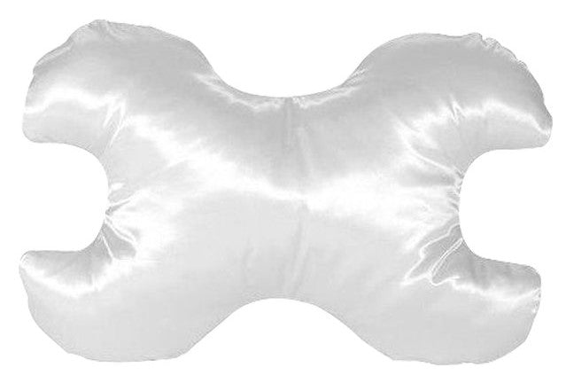 Le Grand Pillow Satin White met afneembare hoes